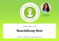 V. 10 Bauch&uuml;bung Boot Home-Office Video